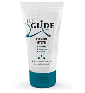 Анальний медичний лубрикант з пантенолом і гіалуроновою кислотою  Just Glide Premium Anal 50ml