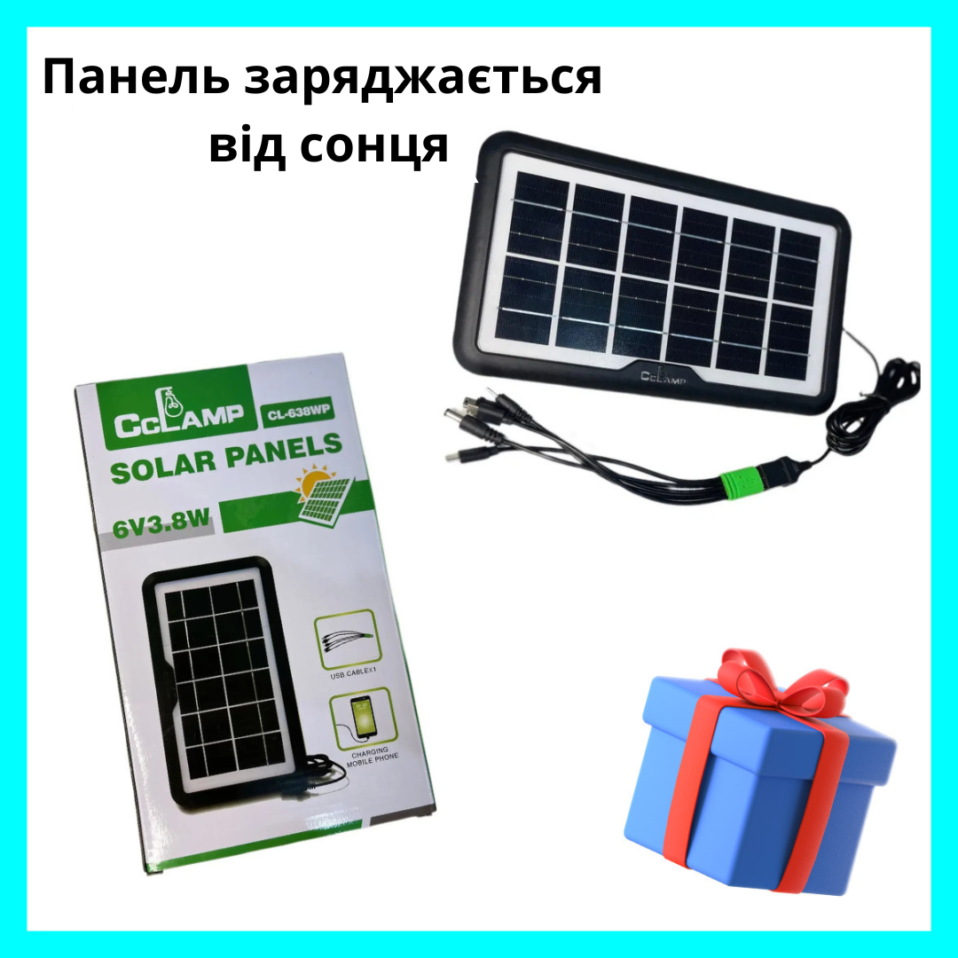 Портативная Солнечная Панель, Мини Панель от Солнца для Телефонам 3.8W ...