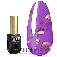 Цветная база MILANO Golden Bloom 4 фиолетовый с хлопьями 10 мл (2712000058452)