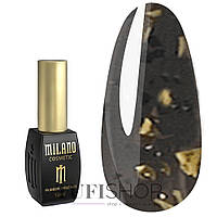 Цветная база MILANO Golden Bloom 6 черный с хлопьями 10 мл (2712000058476)