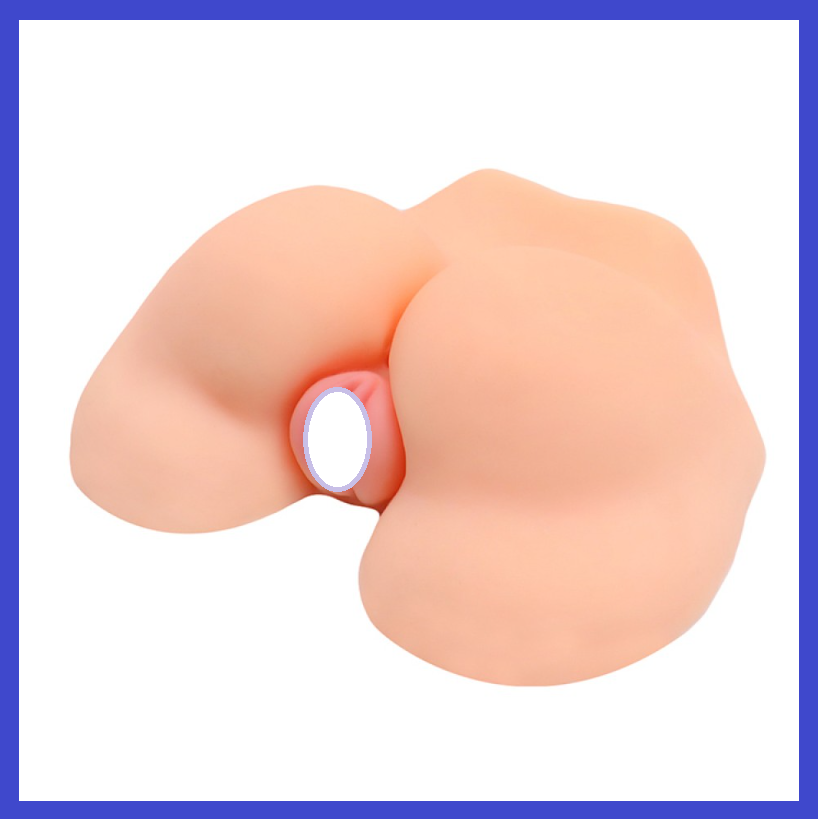 Реалістичний мастурбатор із двома отворами, вагіна та попка, інтимні іграшки, фото 1