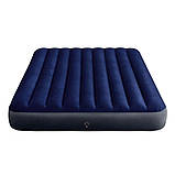 Матрац надувний двомісний 152х203х25 см Intex 64759 Classic Downy Airbed, двоспальний, фото 6