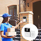 Розумний дверний відеодзвінок з WIFI камерою, Doorbell X9 / Бездротовий відеодомофон / Акумуляторний домофон, фото 10