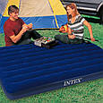 Двомісний надувний матрац 152х203х25 см Intex 64759 Classic Downy Airbed, двоспальний, фото 6
