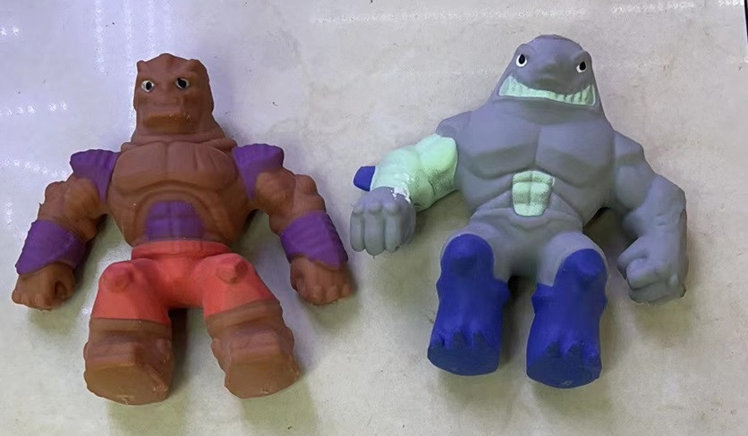 Іграшка-тягучка Антистрес K6405, з піском, 4 різновиди, 13 см, фото 1