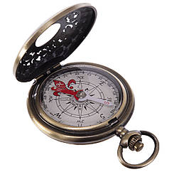 Компас магнітний у закритому корпусі Zelart J35-2 Silver