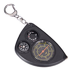 Курвіметр із компасом і термометром Zelart LX-2 Black