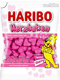 Желейні сердечка Haribo Herzbeben 175g