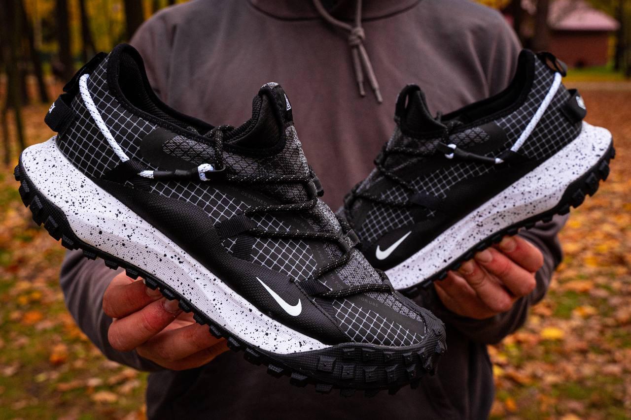 Чоловічі кроссівки на кожен день Nike ACG Mounth Low Black\White. Кросси модні чоловічі Найк., фото 1