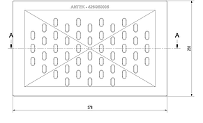 Колосник ANTEK Kratki 235x378, фото 2