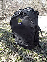 Прочный тактический рюкзак 45л,Черный , рюкзак штурмовой