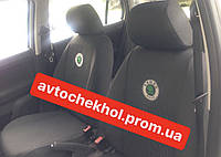 Модельные автомобильные чехлы SKODA FABIA 3 (2014+) (цельная спинка и сидение) код товара:SK158