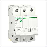 Автоматический выключатель Schneider Electric 16A 3P кривая С 6кА Resi9