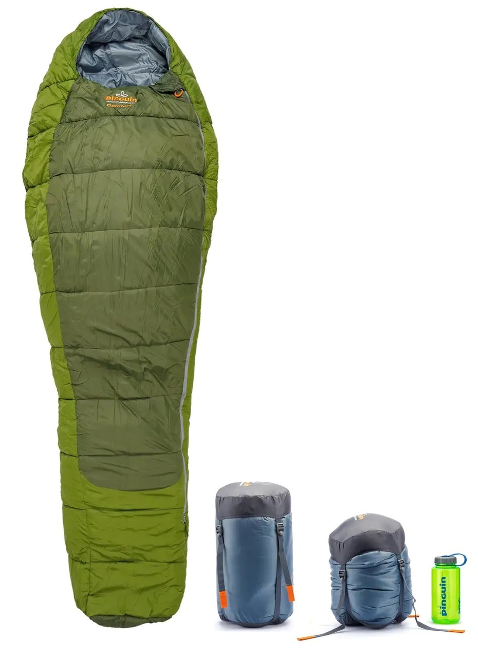 Спальний мішок-кокон Pinguin Comfort PFM (-1/-7/-24°C) 195 см, Left Zip, Khaki