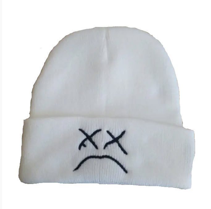 Шапка Lil Peep усмішка ліл піп Біла