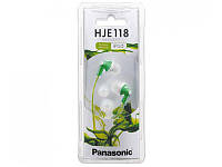 Проводные наушники Panasonic RP-HJE118GU Green вакуумные без микрофона
