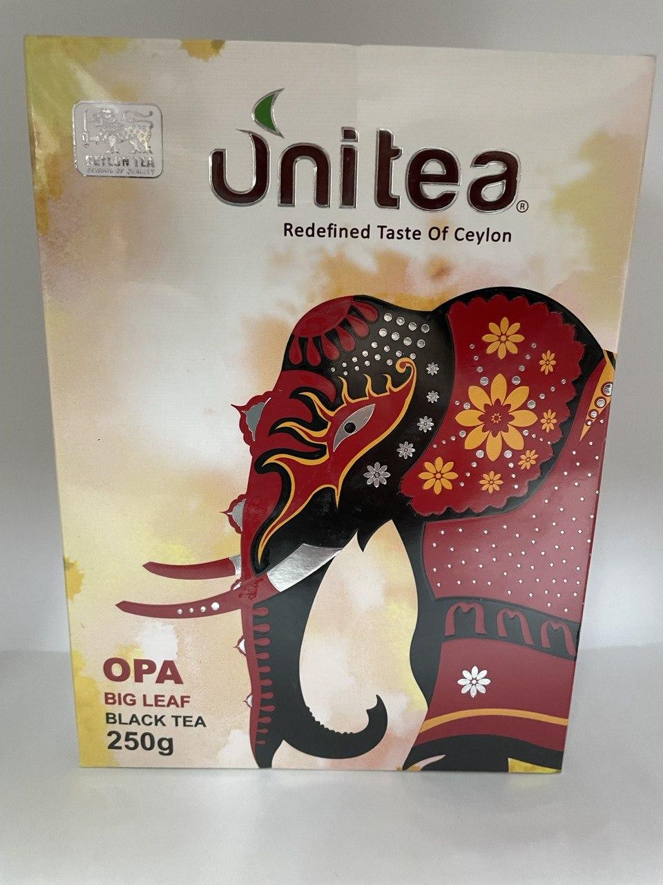 Чай Unitea OPA Big Leaf Black Tea Черный Цейлонский Крупнолистовой 250 ...