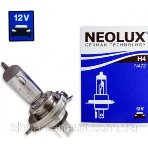 Лампа розжарювання, основна фара "H4" 12 В 60/55 Вт NEOLUX