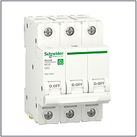 Автоматический выключатель Schneider Electric 63A 3P кривая С 6кА Resi9