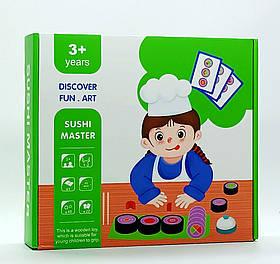 Дерев'яна гра Yi Wu Jiayu "Суші" зі дзвінком C46973