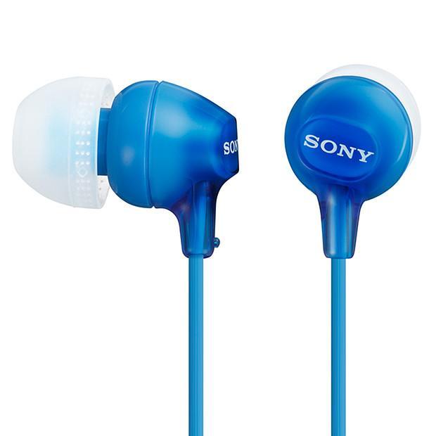 Проводные наушники Sony MDR-EX15LP Blue вакуумные без микрофона, цена ...
