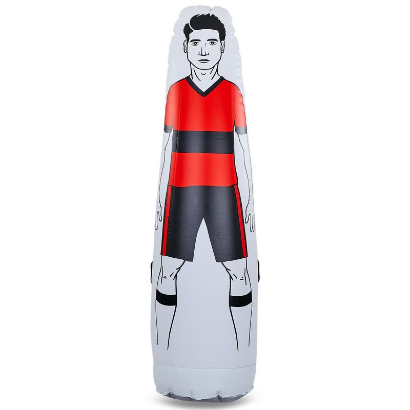 Футбольный манекен надувной футболист Zelart 0507 размер 175х46см White ...