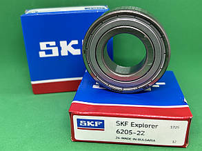Підшипник 6205 ZZ, 80205 (25*52*15) SKF Bulgaria
