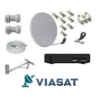 VIASAT TV Box + Супутниковий комплект