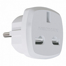 NX 1029 Переходник англійський  білий Neomax