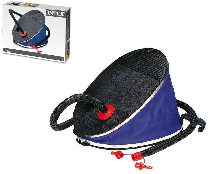 Ножний насос для матраца, човна, ліжка, басейну, Intex 68610 (об'єм 1,05 л, довжина 30 см), інтекс