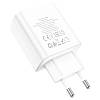 Зарядний пристрій HOCO C102A Fuerza 4USB QC3.0 з кабелем Lightning White, фото 4