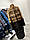 Шикарна фірмова норкова шуба з натуральної норки комбінованих кольорів розмір М, фото 7