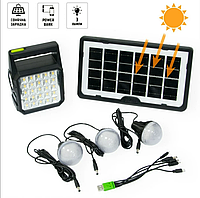 Многофункциональный LED фонарь Power Bank Cclamp GD105 с солнечной панелью