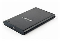 Внешний карман для диска Gembird EE2-U3S-6 Black SATA HDD 2.5", USB Type-C, алюминий
