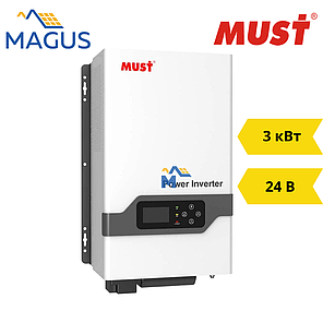 Джерело безперебійного живлення MUST EP30-3024 PLUS (3000 Вт 24 В), фото 3