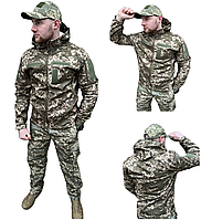 КОСТЮМ ТАКТИЧЕСКИЙ SOFT-SHELL ПИКСЕЛЬ, ФОРМА ПИКСЕЛЬ SOFTSHELL ВСУ, КОСТЮМ ПИКСЕЛЬ СОФТШЕЛ