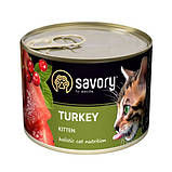 Savory Kitten Turkey для кошенят з індичкою 200 г, фото 2