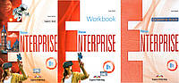 Підручник + зошит + граматика New Enterprise B1 Student's Book + workbook + grammar book