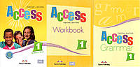 Підручник + зошит + граматика  Access 1 Student's Book + Workbook + Grammar book