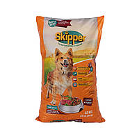 Сухой корм SKIPPER для собак говядина и овощи 10 кг