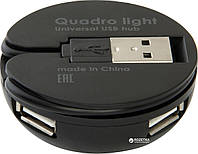 USB-хаб Defender Quadro Light Black