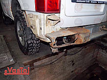 Фаркоп Nissan Patrol Y61 1997-2010 (Ніссан Патрол) без підрізу бампера, фото 5