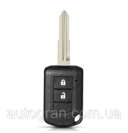 Корпус ключа Mitsubishi Eclipse Outlander Lancer 2 кнопки