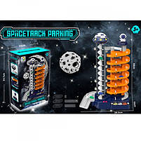 Гараж XDL588-12 7 поверхів, машинка 7шт, звук, світло, на батарейці, в коробці, 23-35-12см, фото 2