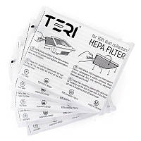 Запасные Фильтры Teri UNIVERSAL (5шт) для настольной и врезной маникюрной вытяжки-пылесоса Тери HEPA фильтры