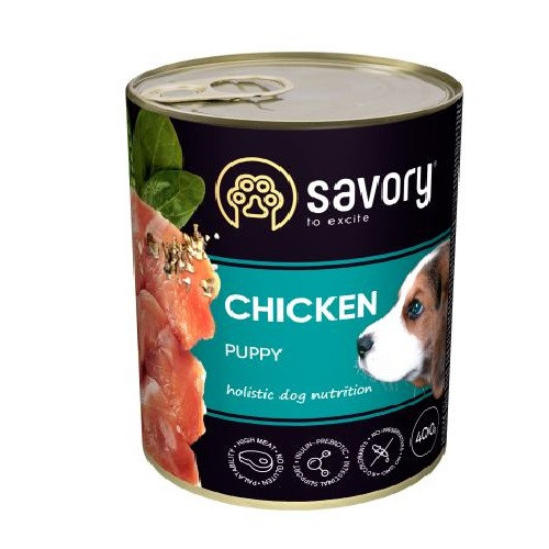 Savory Puppy Chicken для цуценят з куркою 400 г