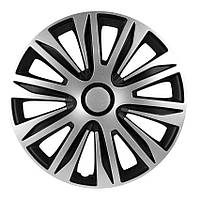 Колпаки на колеса. Колпаки колесные ARGO R13 NARDO Silver/Black. Колпаки на диски (комплект) 4 шт