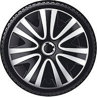 Колпаки на колеса. Колпаки колесные ARGO R13 RIALTO PRO Silver/Black . Колпаки на диски (комплект) 4 шт