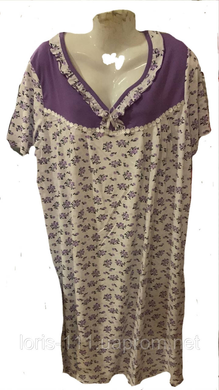 Нічна сорочка великий розмір - фото 1 - id-p1458350871