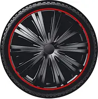 Колпаки на колеса. Колпаки колесные ARGO R16 GIGA R (red) . Колпаки на диски (комплект) 4 шт